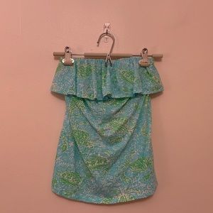Lilly Pulitzer Wiley tube top in Get Crackin Crab
